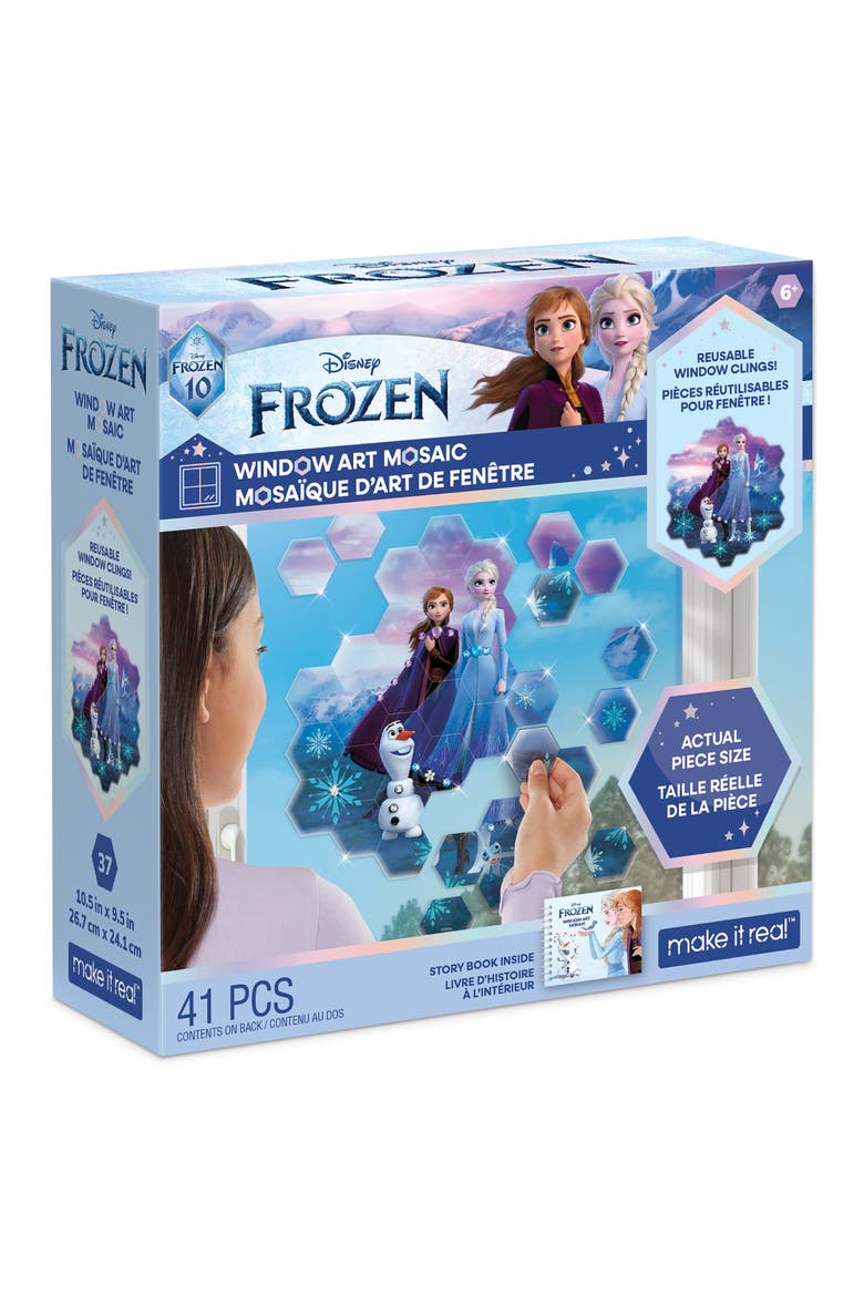Frozen Piece Window Art Mosaic Clings, Main, color, Multicolored