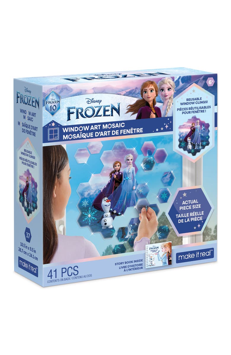 Disney Frozen Piece Window Art Mosaic Clings, Main, color, Multicolored