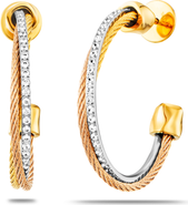 CHARRIOL Celtic Triquetra Earrings