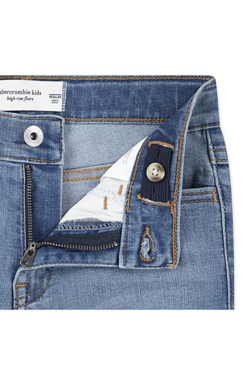 Abercrombie Kids Kids' High Waist Flare Jeans In Blue