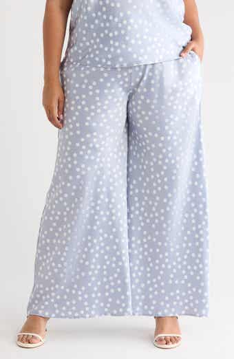 Polka Dot Satin Pants