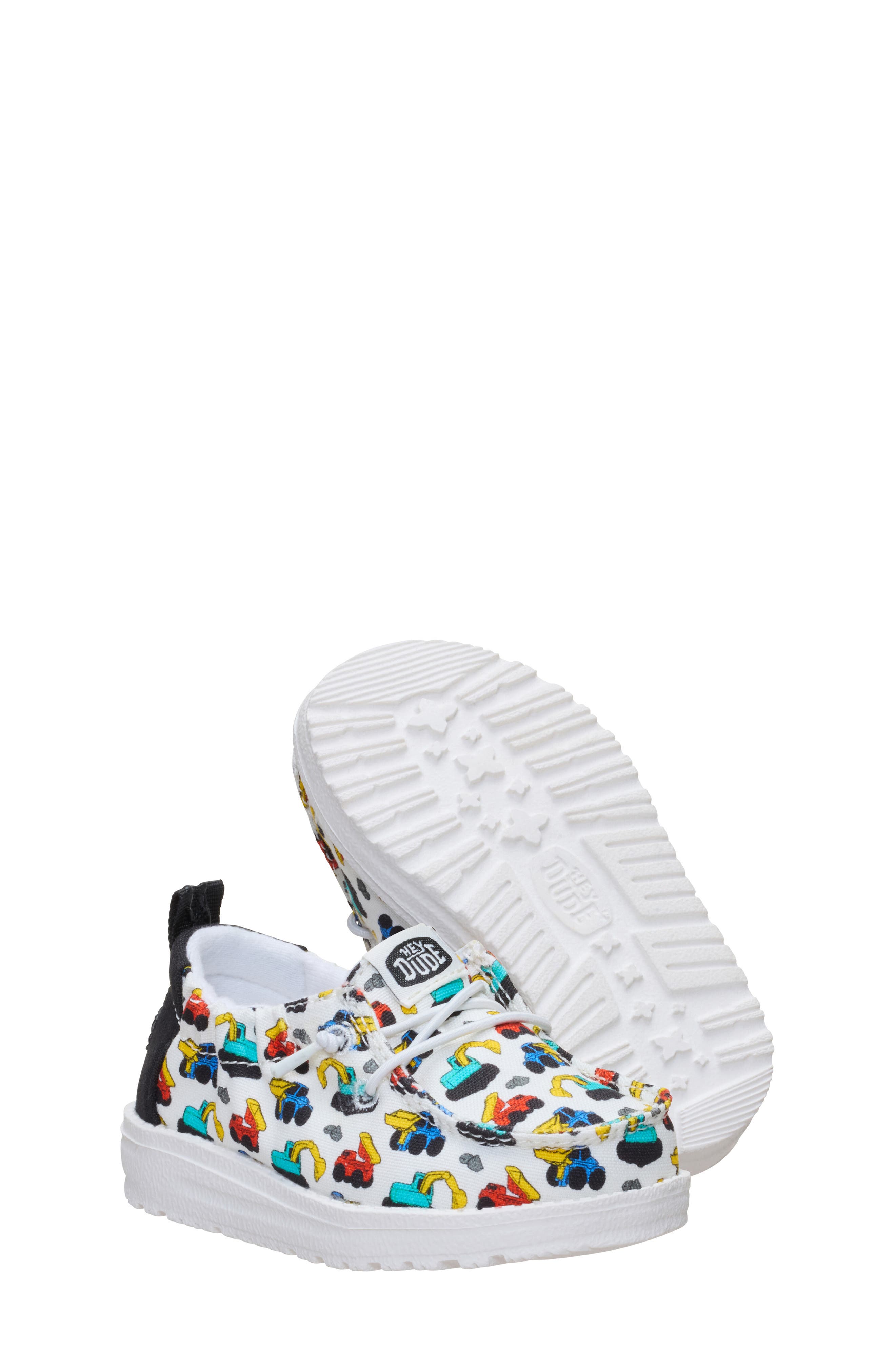 Kids' Lil Dude Slip On, Alternate, color, WHITE