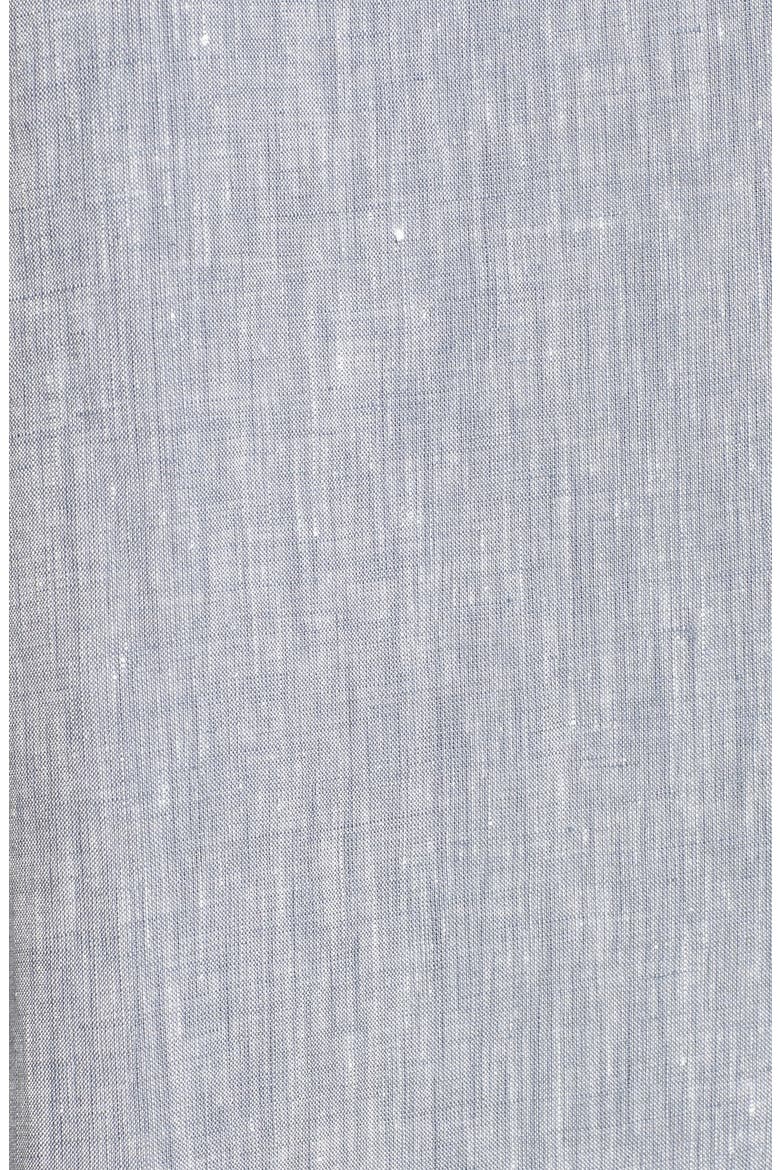 High/Low Linen Chambray Shift Dress, Alternate, color, CHAMBRAY