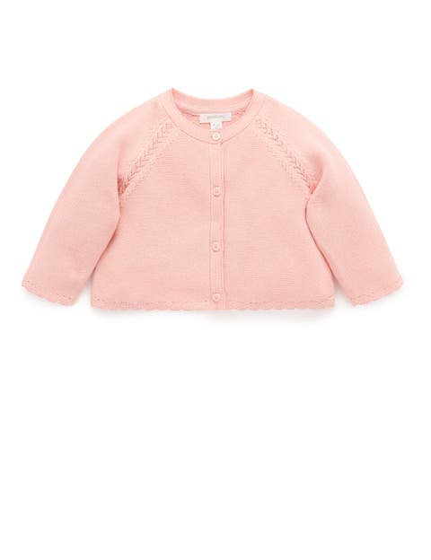 Scalloped Knit Cardigan