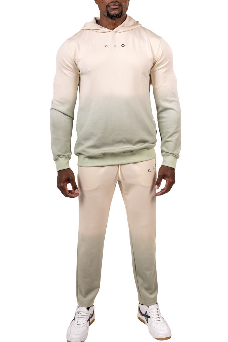 Marthyr Ombré Hoodie, Alternate, color, WHITE