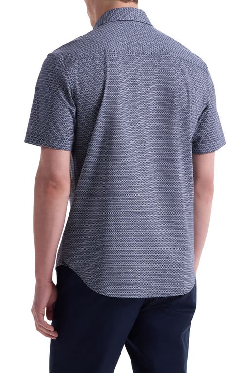 Bugatchi Miles Ooohcotton® Short Sleeve Button-up Shirt