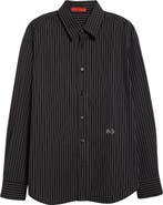 Commission Banker Stripe Button-Up Shirt
