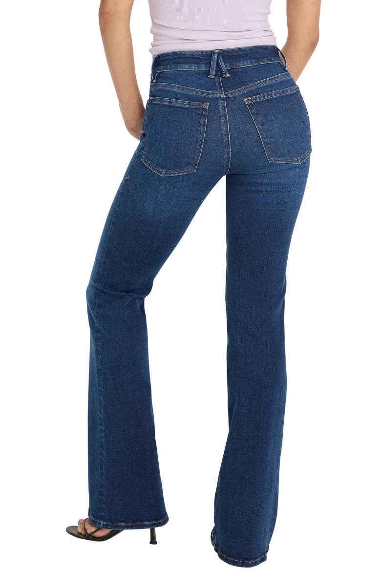 Compression Good Legs Flare Jeans, Alternate, color, INDIGO1229
