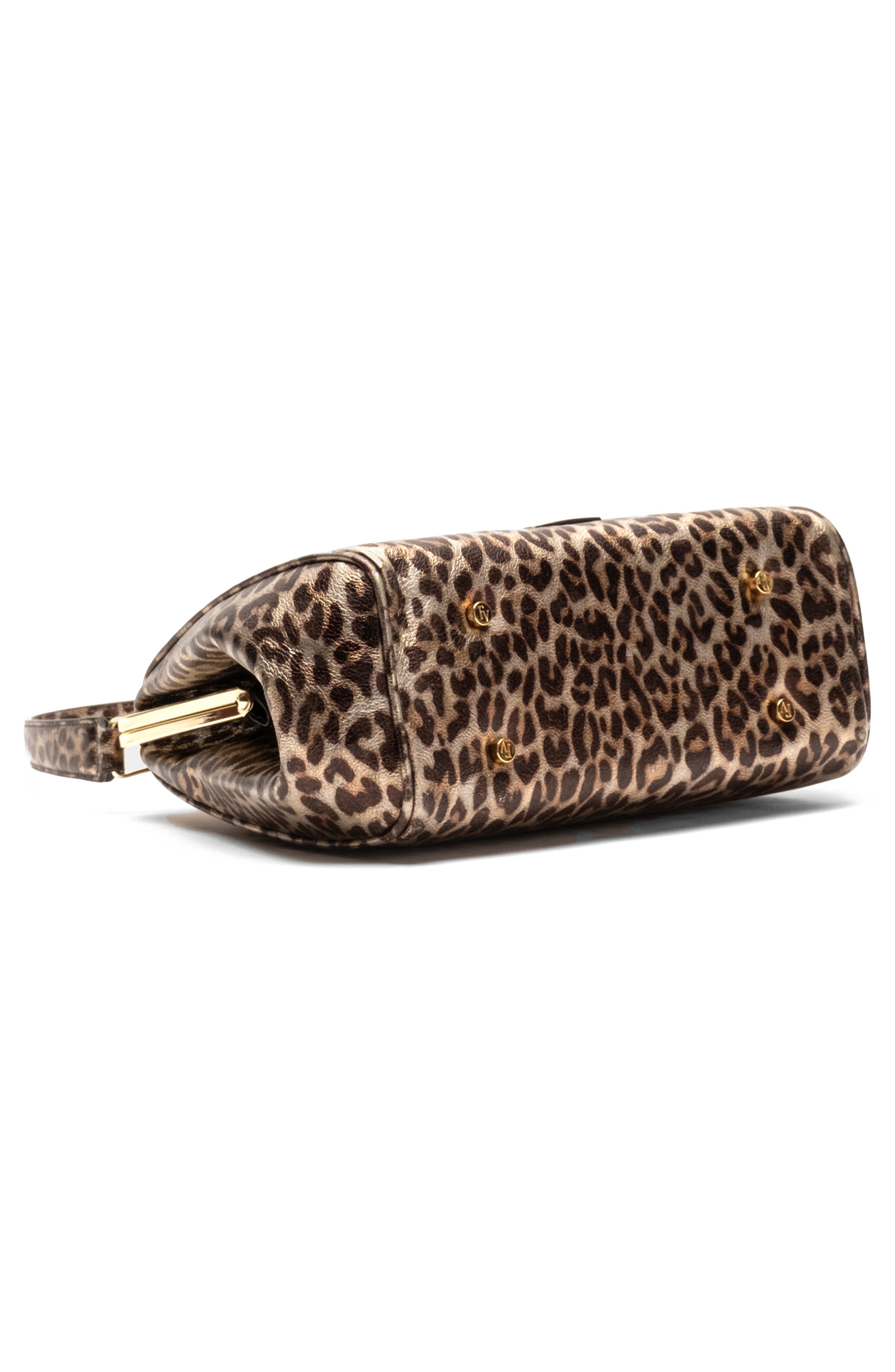 Katherine Metallic Leather Frame Bag, Alternate, color, MULTI