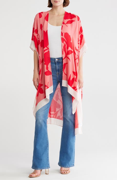 Melrose & Market Printed Ruana