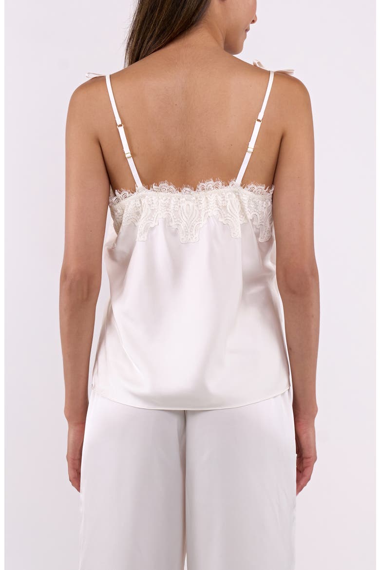 Celeste Charm Cami Pajamas Set, Alternate, color, IVORY