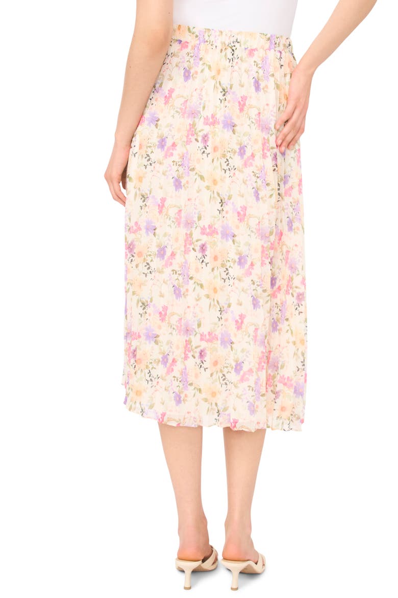 Sunburst Pleated Midi Skirt, Alternate, color, NEW IVORY