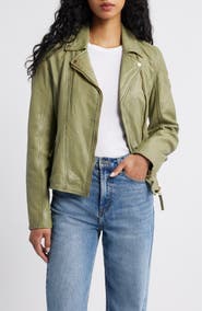 MAURITIUS Raizel Leather Moto Jacket