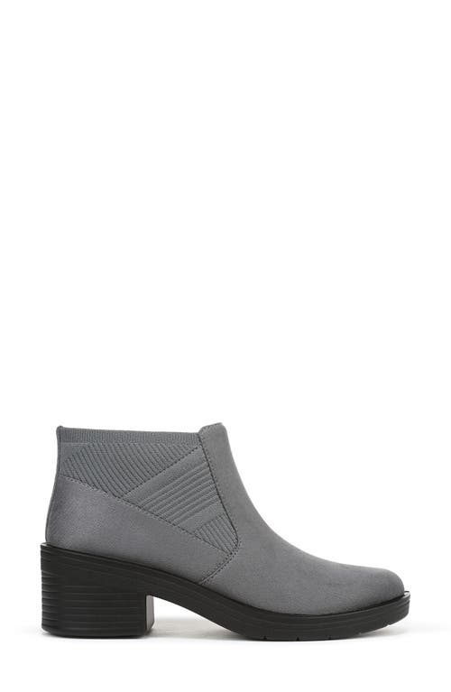 Lifestride Outlook Knit Ankle Boot In Gray
