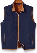 David Donahue Diamond Quilted Vest