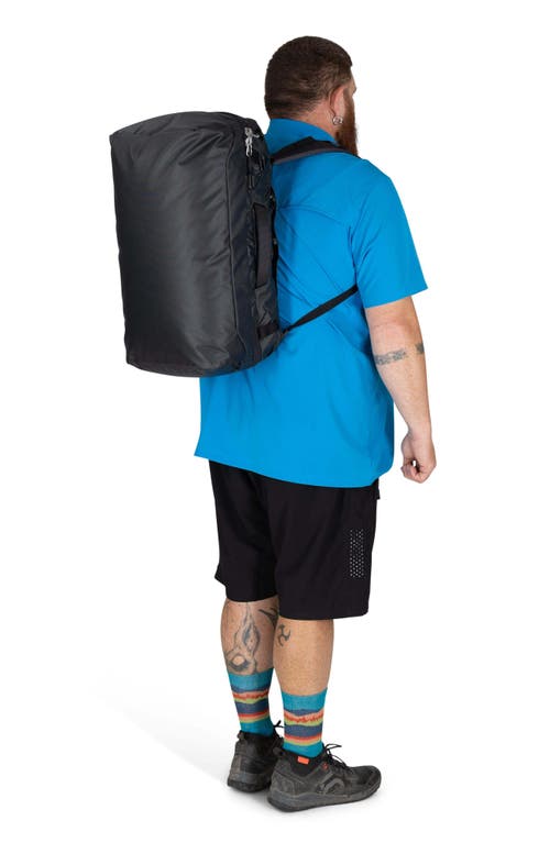 Osprey Transporter 44-liter Squffel Duffle Luggage In Raven Black/black