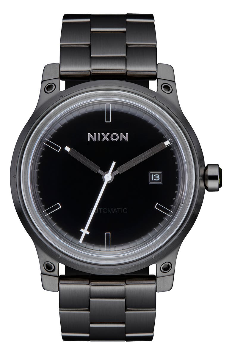 Nixon The 5th Element Automatic Bracelet Watch, 42mm, Main, color, 