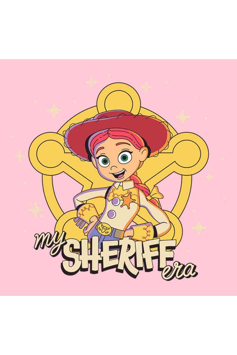 Girl's Toy Story 5 In My Sheriff Era  Graphic T-Shirt, Alternate, color, Light Pink