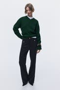 H&M Flared Twill Trousers