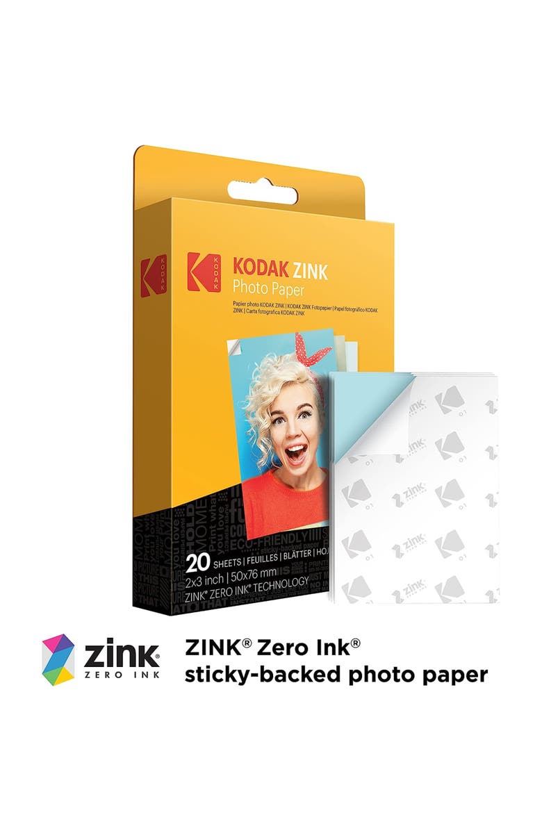 Kodak Printomatic Camera Bundle + 20 Sheets, Alternate, color, Black