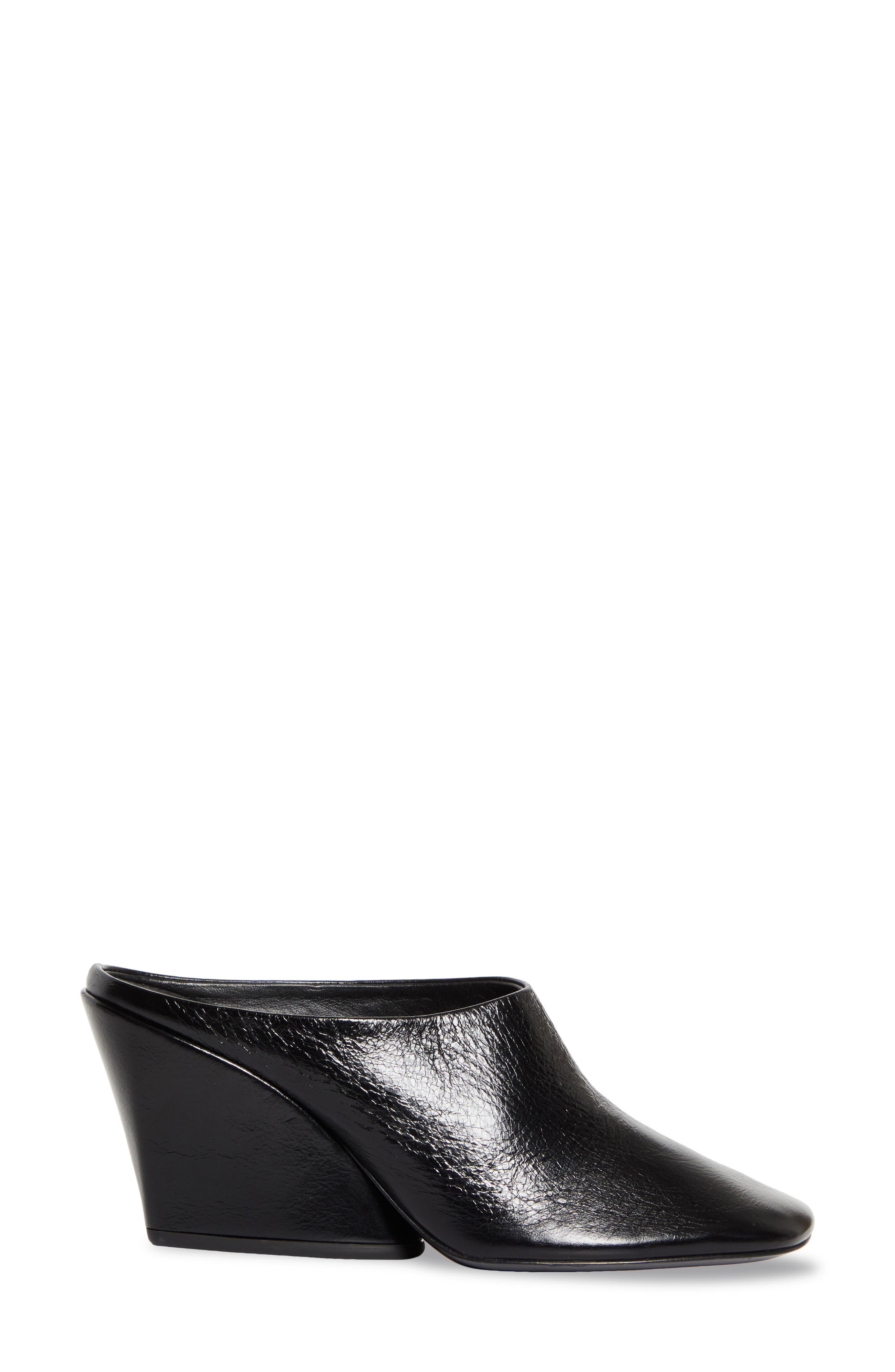 Proenza Schouler Slant Mule, Alternate, color, Black