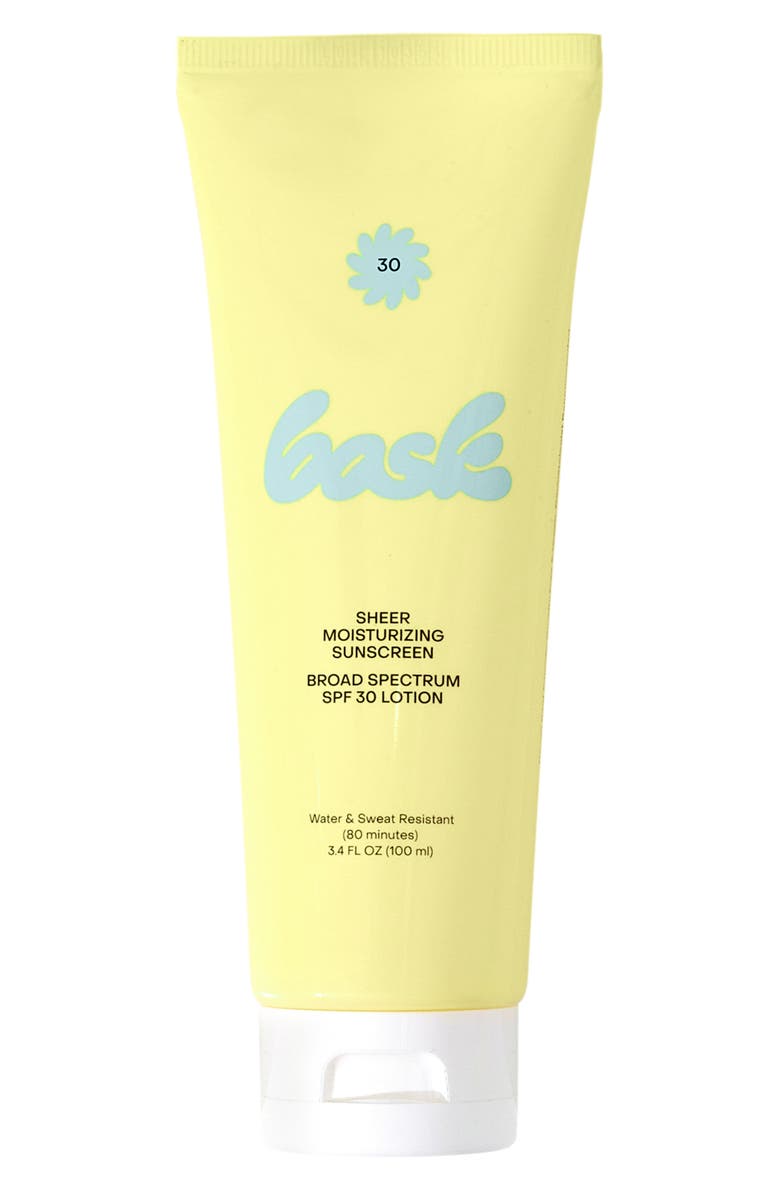 Bask Sheer Moisturizing Sunscreen Broad Spectrum SPF 30 Lotion, Main, color, 