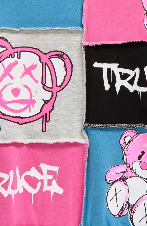 Truce Kids' Colorblock Sweatshirt In Pink Multi