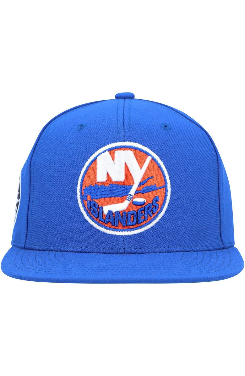 Mitchell & Ness Men's Mitchell & Ness Royal New York Islanders Alternate Flip Snapback Hat, Alternate, color, 