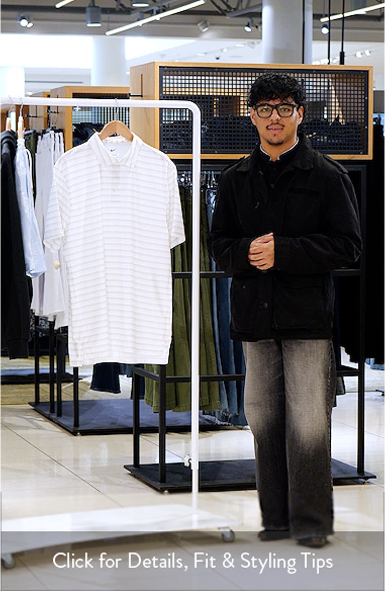 Stripe Dri-FIT Perforated Golf Polo, sales video thumbnail