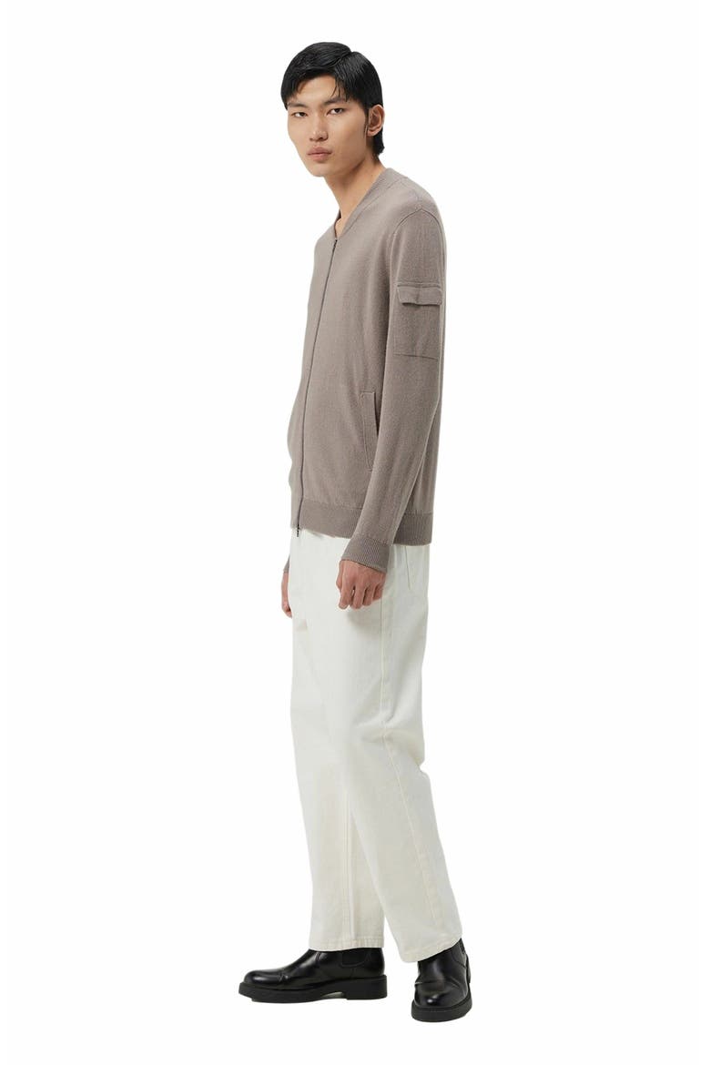 Cashmere Bomber, Alternate, color, stucco