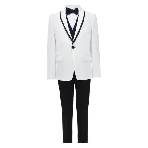 Suit Set with Black Accents (Toddler, Little Kid & Big Kid)