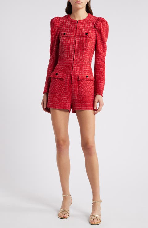 Carra Chambray Eyelet Romper