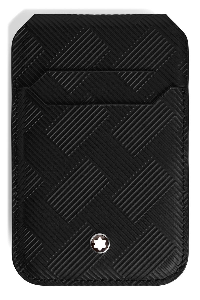 MagSafe® Compatible Extreme 3.0 Leather Card Holder, Main, color, BLACK