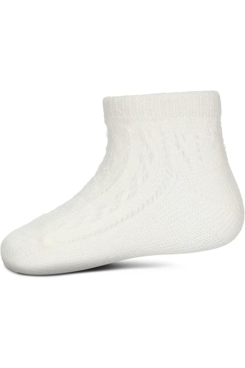 Pelerine Anklet Socks, Main, color, Winter White
