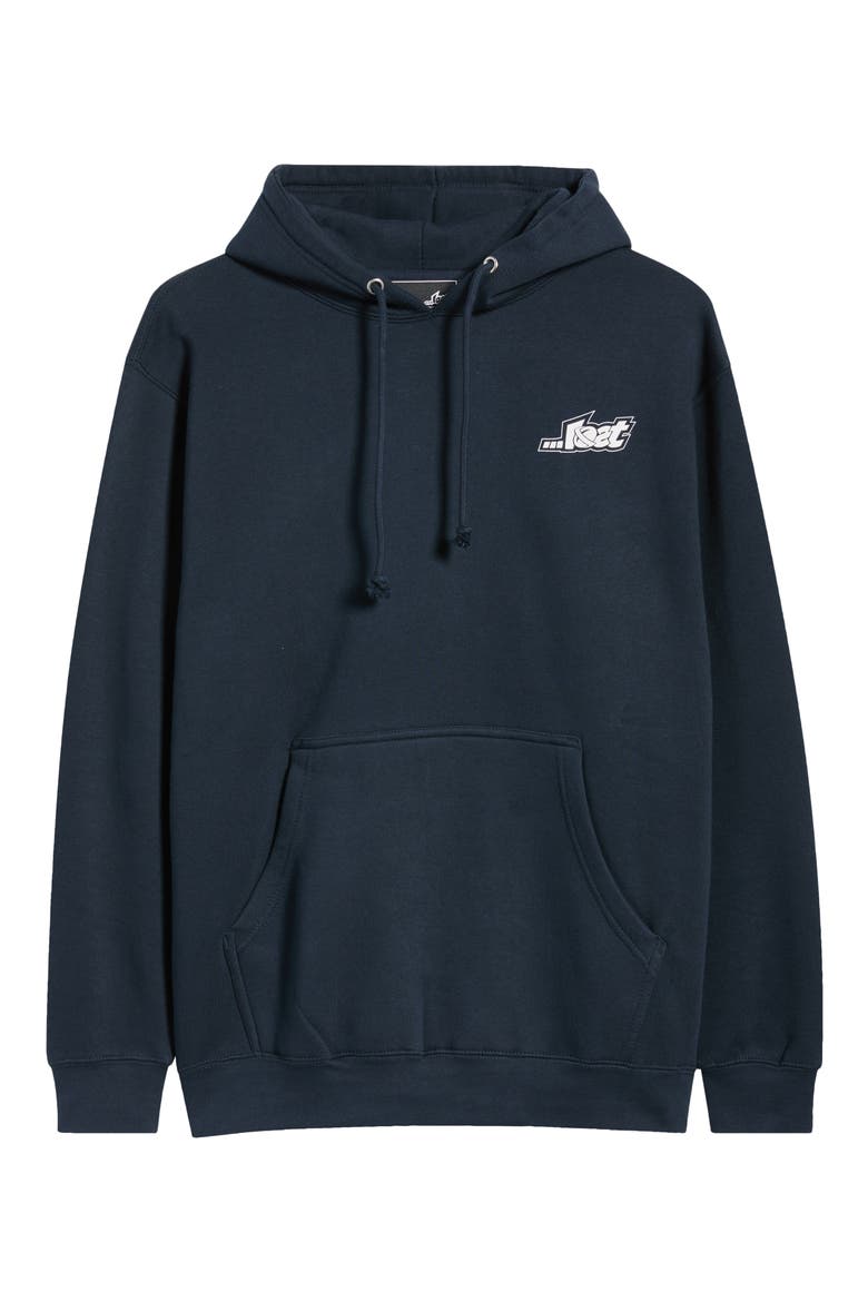 Liam Heavy Pullover Hoodie, Main, color, NAVY