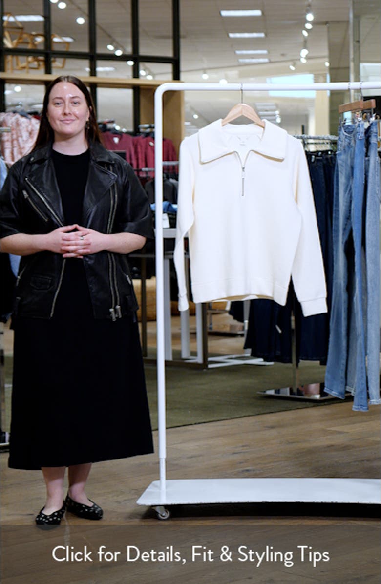 Ottoman Half Zip Pullover, sales video thumbnail