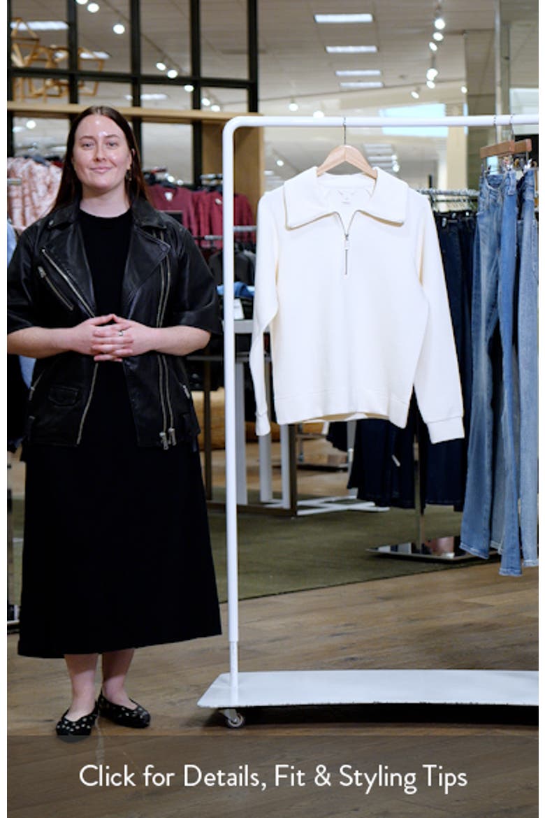Ottoman Half Zip Pullover video