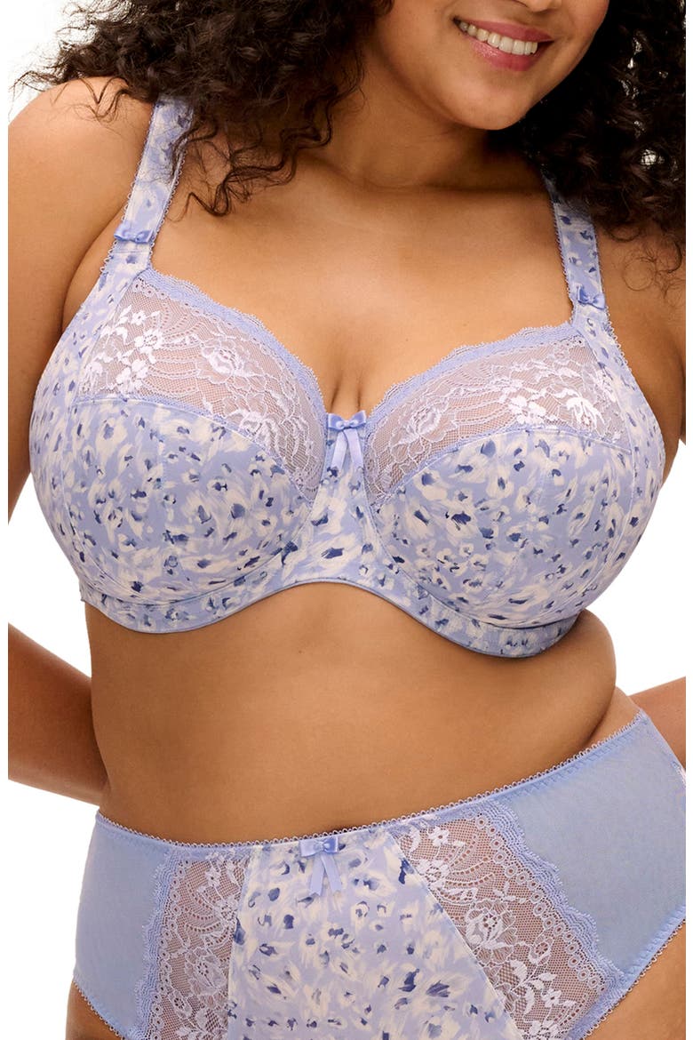 Morgan Full Figure Underwire Bra, Main, color, BLUE LEOPARD