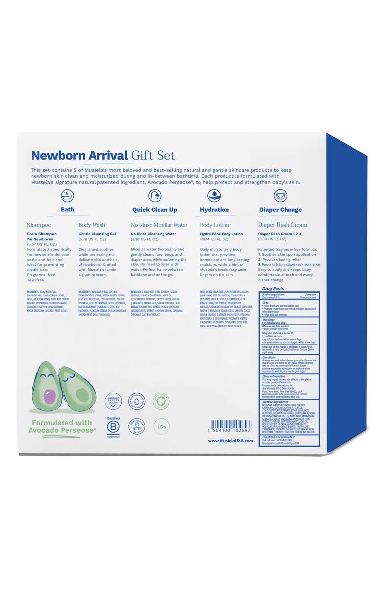Mustela<sup>®</sup> Newborn Arrival Gift Set, Alternate, color, White