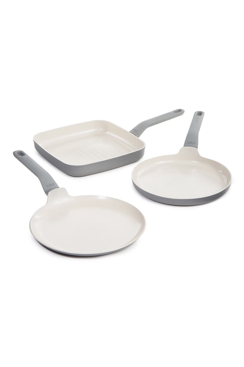 Leo Balance CeraGreen Pancake Pan, Main, color, GREY