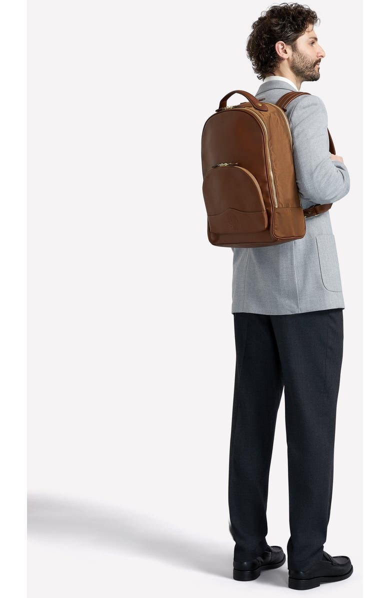 Ghurka Hudson No. 297, Alternate, color, Chestnut Nylon & Leather