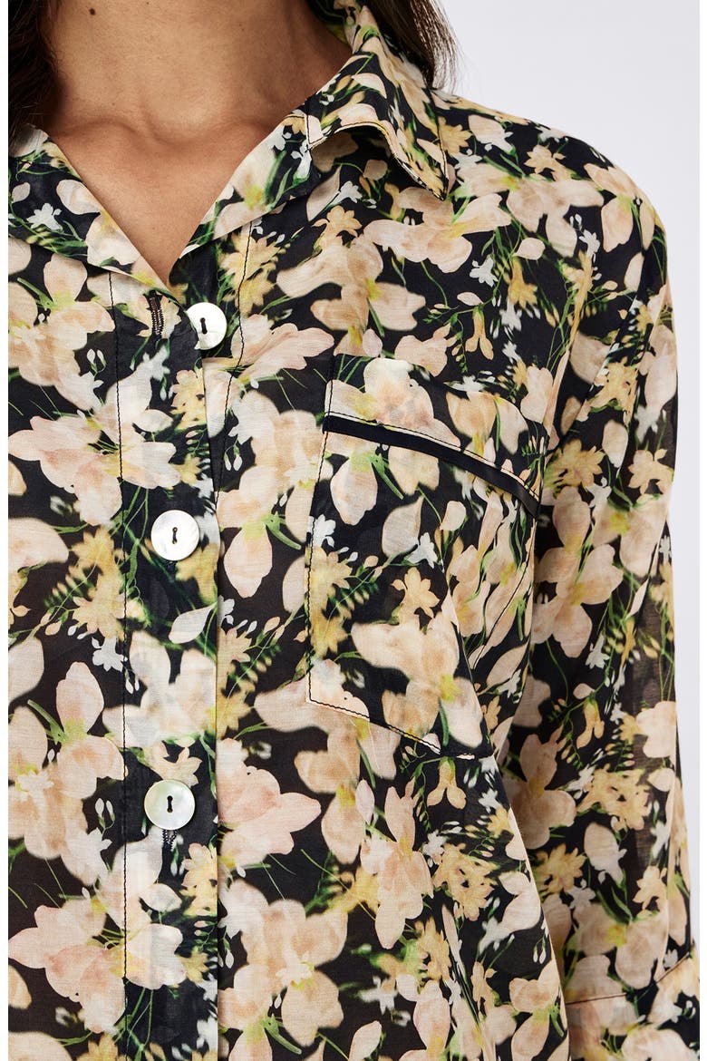 Serena Crop Pajamas, Alternate, color, DEEP NAVY