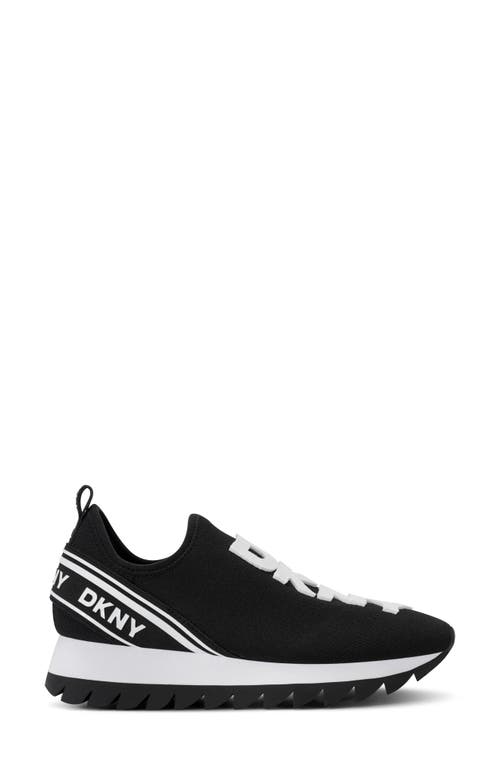 Dkny Abbi Knit Sneaker In Black