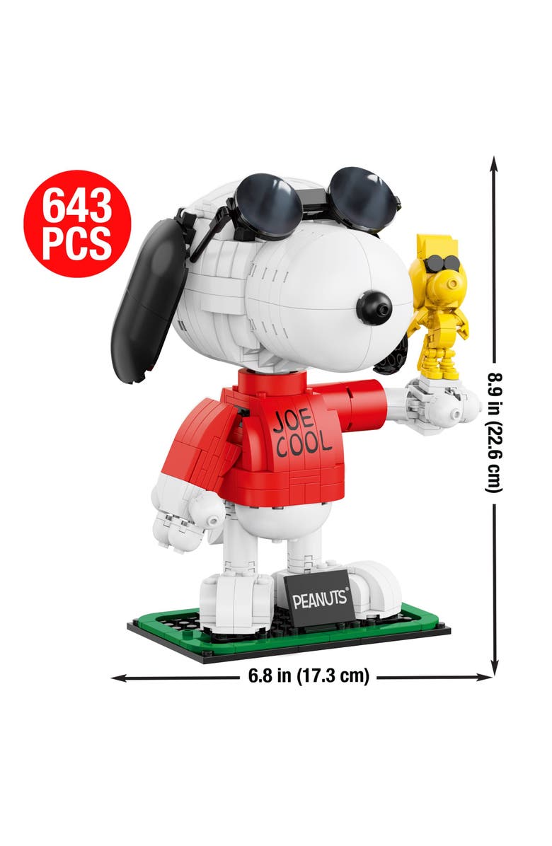 Brickcraft Peanuts Joe Cool Building Set, Alternate, color, Red