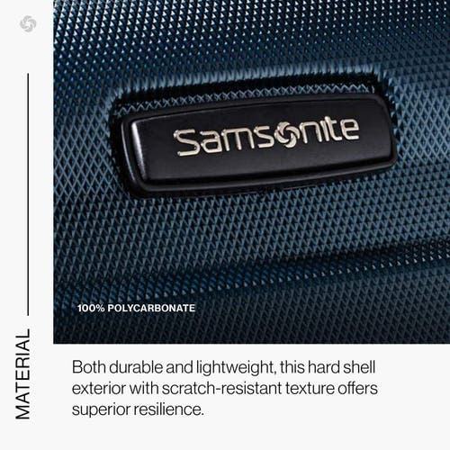 Samsonite Omni Pc Checked-medium 24-inch Hardside Expandable Luggage With Spinner Wheels
