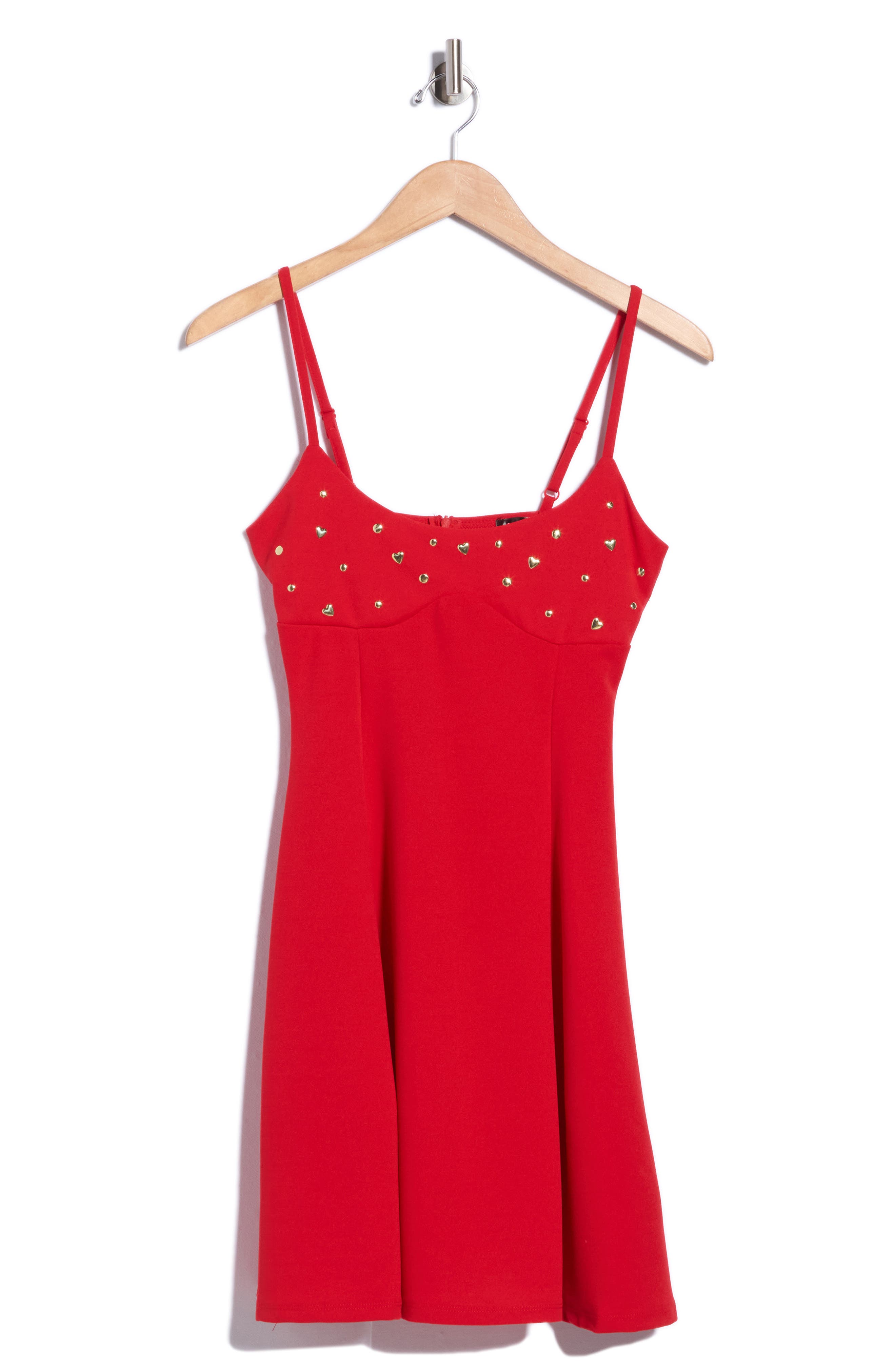 Embellished Fit and Flare Cami Dress