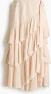 H&M Tiered Wrap Skirt