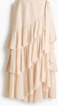 H&M Tiered Wrap Skirt