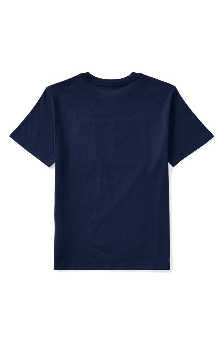 Polo Ralph Lauren Kids' Flag Appliqué T-Shirt, Alternate, color, 