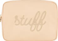 Stoney Clover Lane Large Stuff Embroidered Nylon Pouch